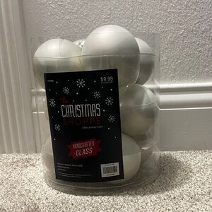 Hobby Lobby Frosted White Holiday Ornament